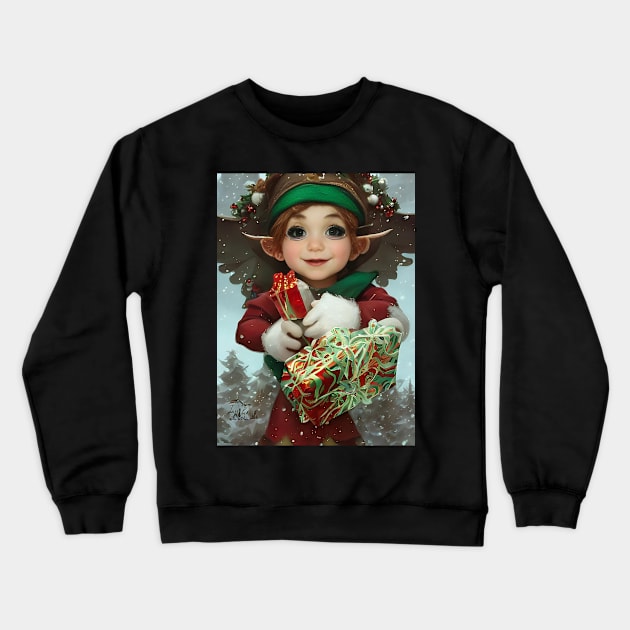 Santa's helper #6 Crewneck Sweatshirt by aifuntime